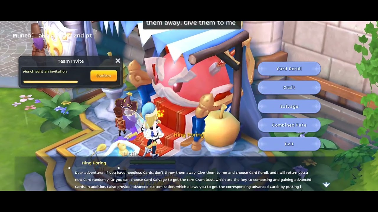 RoM king poring 5th roll