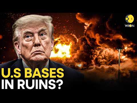 US Iran War LIVE: Missile Stocks Run Low as US Facilities Take HEAVY Hits | WION Live