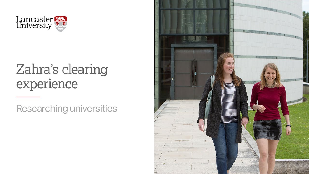 Zahra's clearing experience - researching universities