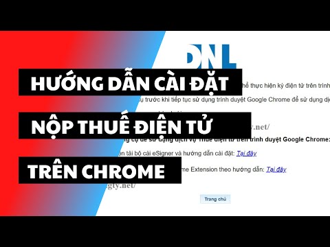 Video Hướng dẫn cài đặt Google Chrome Extension thuế điện tử... - youtube