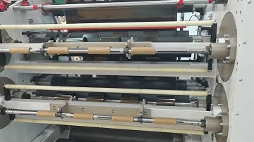 SRC Systems TTR 168 Slitter | High Speed Test With 1 Inch Rewind Shafts and Trims