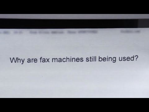 Video: Varför är faxmaskiner föråldrade?