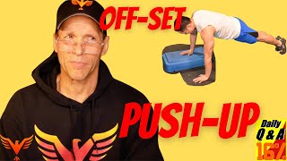Off-set Push-up for Relative Movement - BillHartmanPT.com Q&A for The 16%