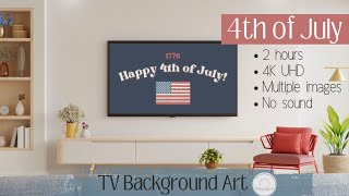 TV Art | 4th of July Wallpaper | Frame TV Background Art | Smart TV Screensaver | 2 Hours screenshot 5