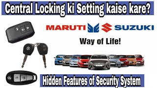 Central Locking ki setting|| Full Deatil video for Security System|| All Cars Door Locking System