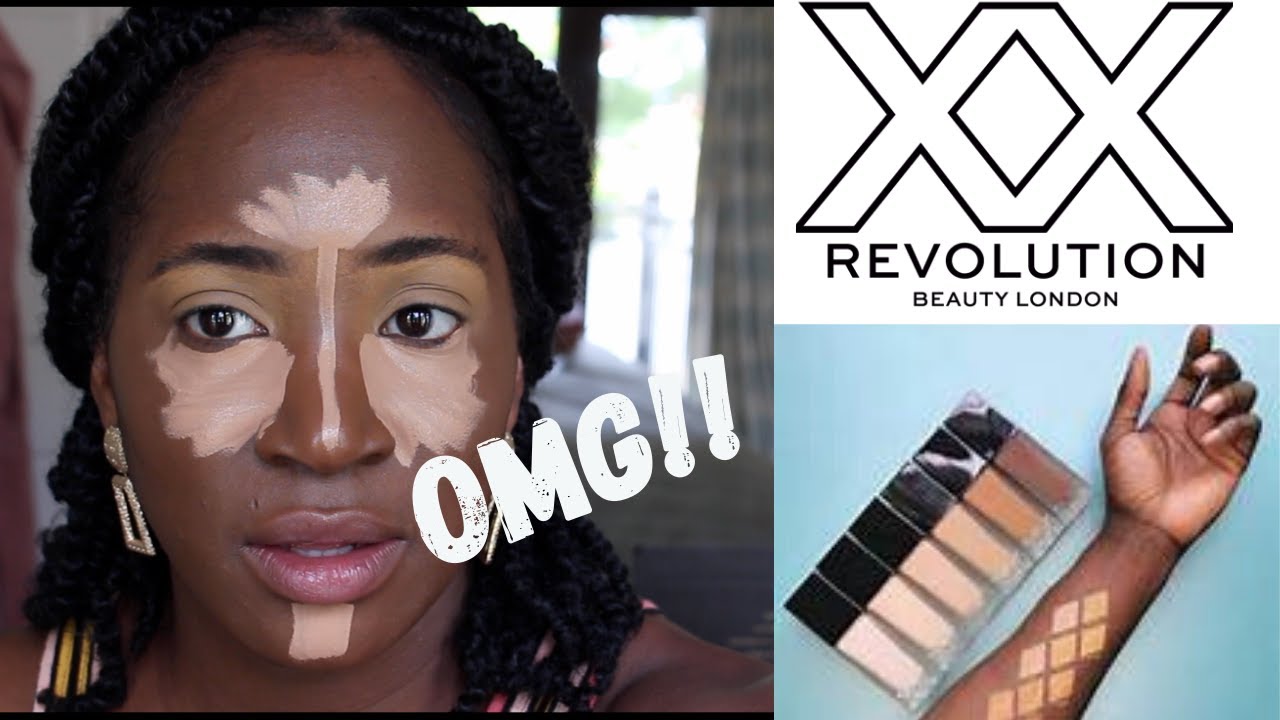 NEW XX REVOLUTION BRAND!! GLOW FOUNDATION & SUPERFIXX CONCEALER-DEMO& REVIEW