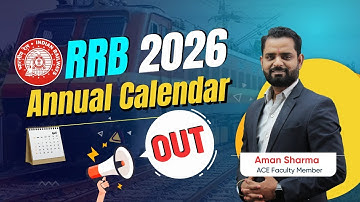 RRB 2026 Annual Calendar Out | All Railway Exam Dates | ACE Online
