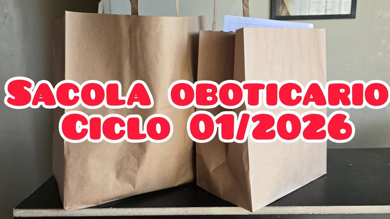 SACOLA DO OBOTICARIO CICLO 01/2026