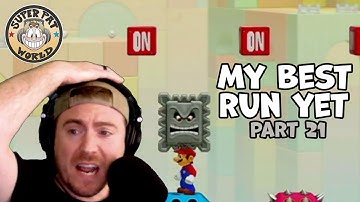 MY BEST RUN YET: PART 21 Playing No-Skip Endless Expert In Mario Maker 2 On The Nintendo Switch