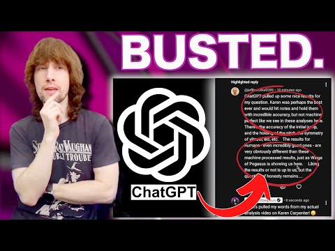 Chatgpt Is Using Me As An Independent Source For Verifying... Me?!!