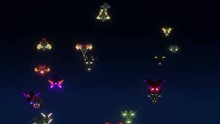 Random top-down 2D spaceships procedural generation