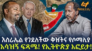 Ethiopia - እስራኤል የገደለችው ቅዠትና የሶማሊያ አሳዝኝ ፍጻሜ! የኢትዮጵያ እፎይታ!