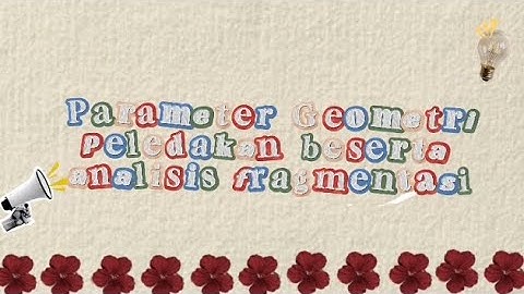 Cara Menghitung Parameter Geometri Peledakan Menggunakan Excel (Metode Rl. Ash dan C.J Konya) 