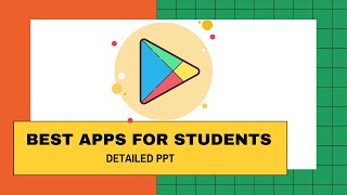 PPT on Best Mobile Apps for Students | presentation | seminar screenshot 4