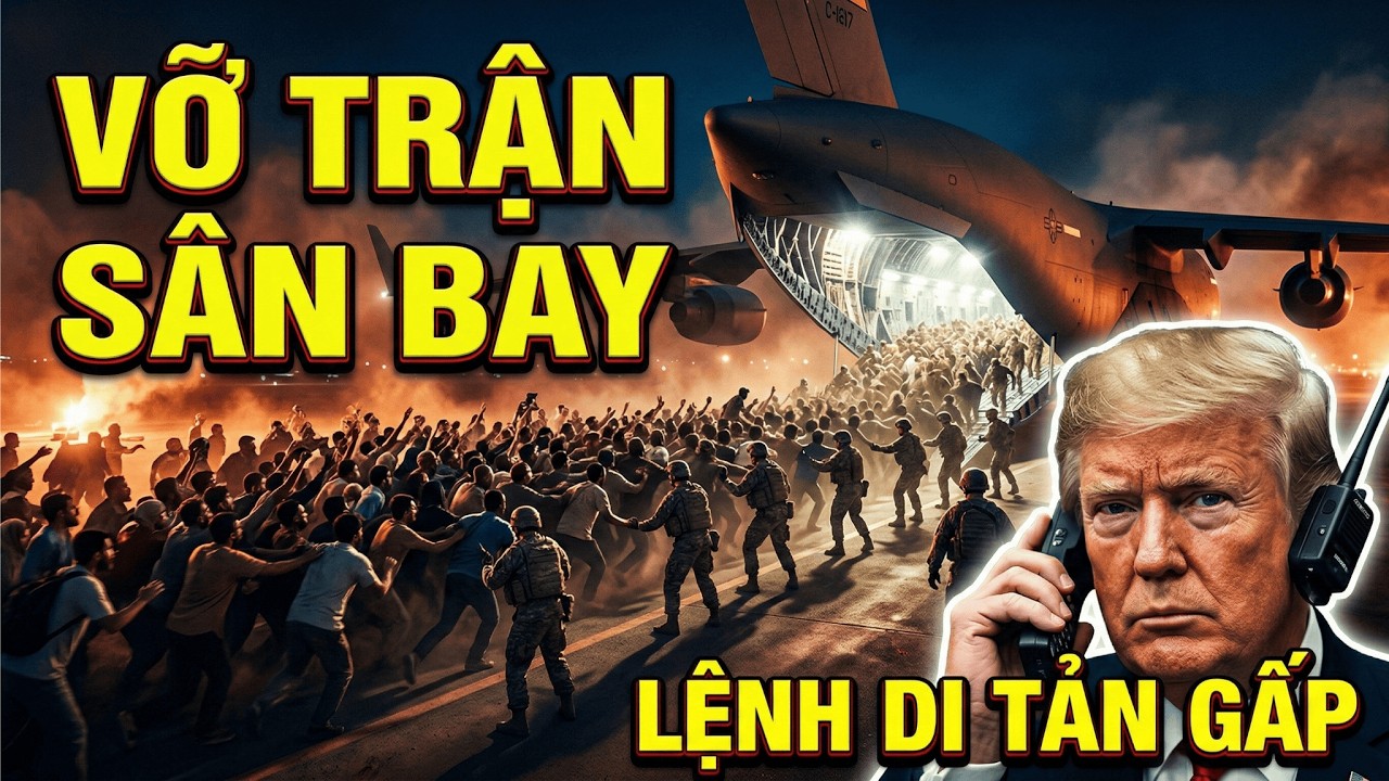 Sân Bay Vỡ Trận: Hàng Vạn Người Tháo Chạy Khỏi Iran - Mỹ Kích Hoạt Kế Hoạch 
