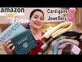 Amazon Winter Wear Haul, Cardigans, Sweaters, Sweatshirts, Woollen Tops | Partywear Jewellery Haul