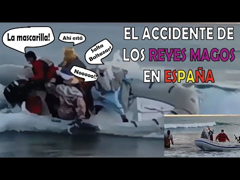 Accidente de Los Reyes Magos en un barco semirrigido en la playa de Oropesa