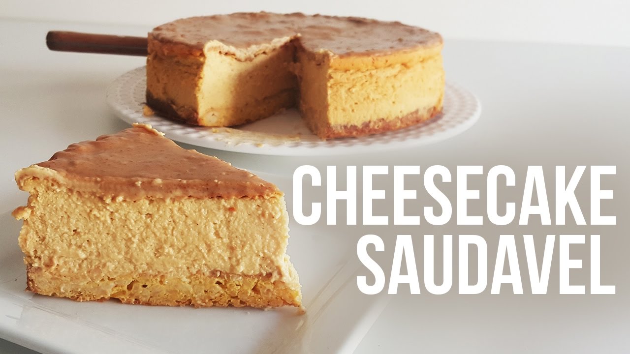 Cheesecake Proteico de Batata Doce e Manteiga de Amendoim | Receita Fit