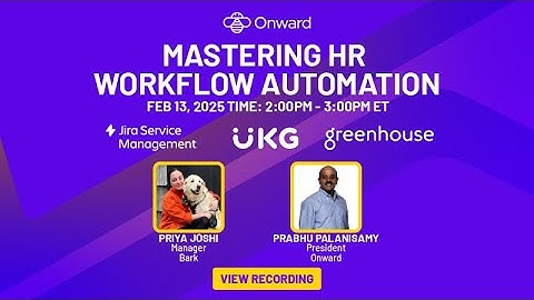 [Webinar Recording] Mastering HR Workflow Automations