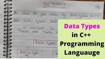 Explain Data Types in C++ in Hindi - Tokens | C++ Programming Tutorials - 10