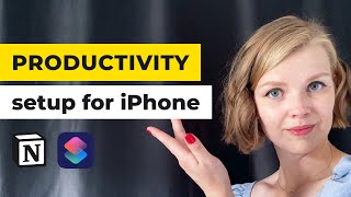 iPhone PRODUCTIVITY setup and Notion automation via iOS Shortcuts by Julia Zaytseva — The Growth Seeker 12,419 views 2 years ago 10 minutes, 29 seconds