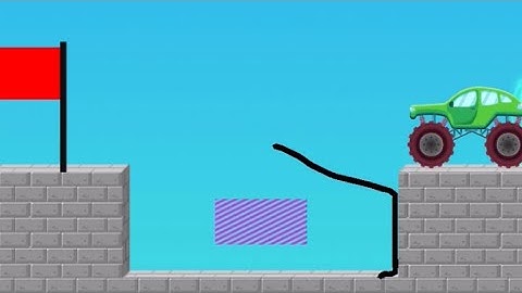 How to play draw bridge puzzle game - Level 405🚘 #gaming #drawing #trendingvideo