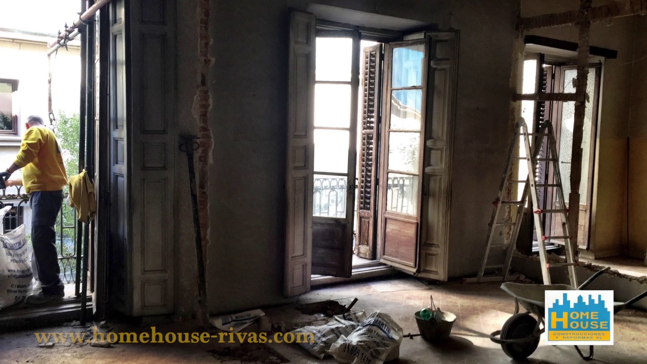 Reforma completa junto al Palacio Real (antes y después)