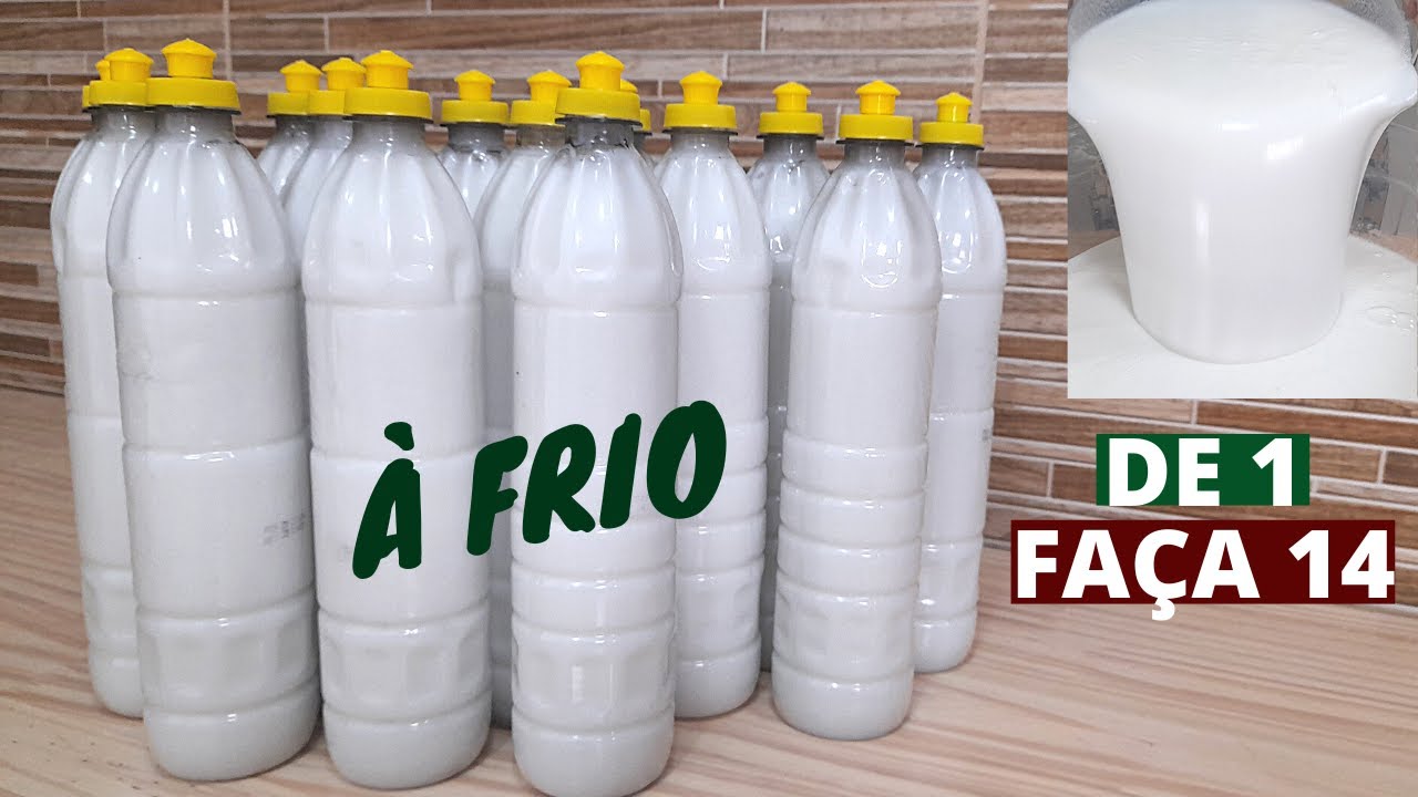 SÓ BATER NO LIQUIDIFICADOR E PRONTO - SEU DETERGENTE VAI DURAR O MÊS TODO - ECONOMIZE  FATURE MUITO