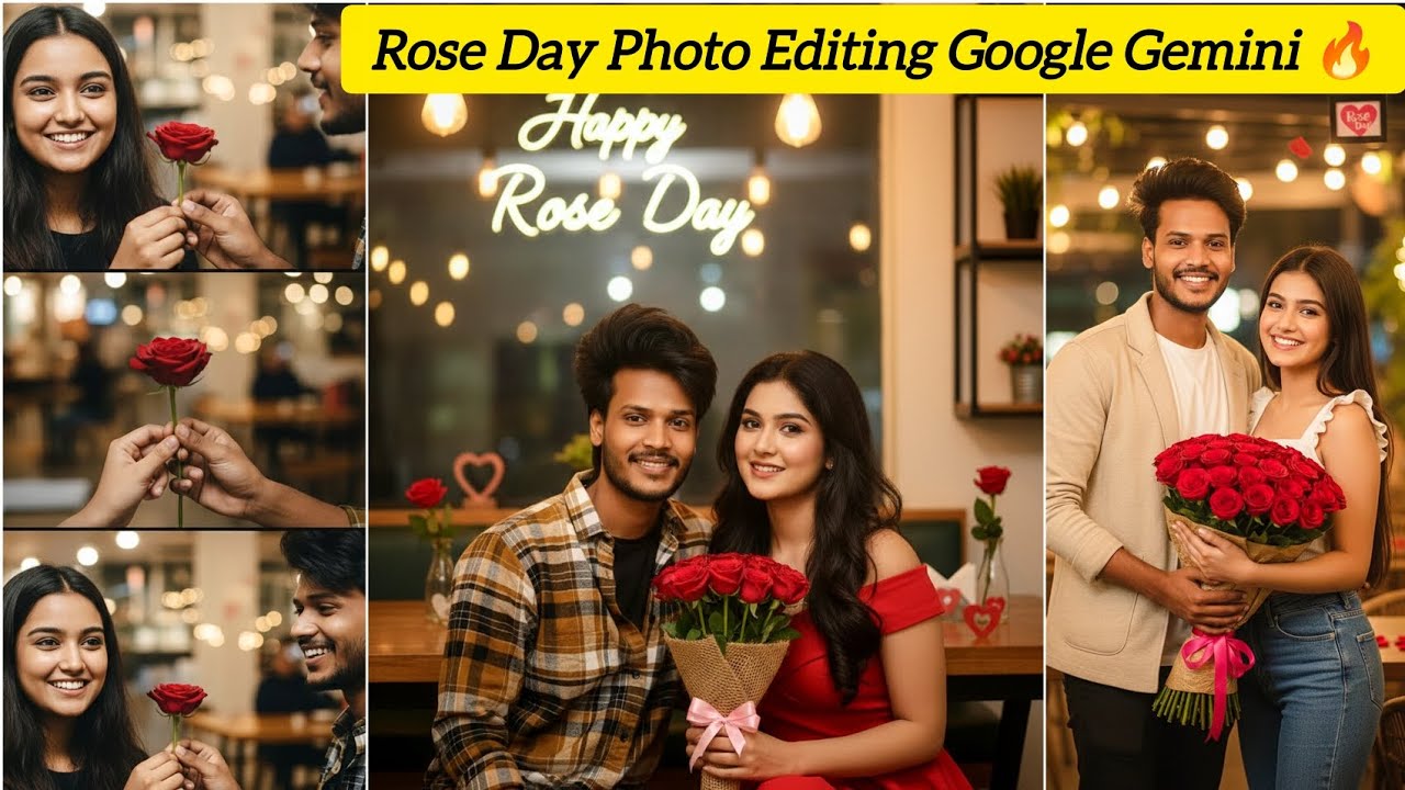 Rose Day Photo Editing Google Gemini AI 2026 ❤ | Trending Rose Day AI Photo Editing Prompt
