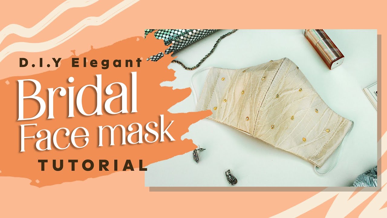 EASY BRIDAL Face Mask Tutorial with Pattern | create with aica