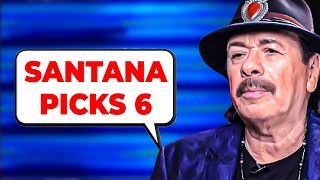 Celebrity Carlos Santana Reveals His 6 Favorite Guitarists Of All Time! Wealth