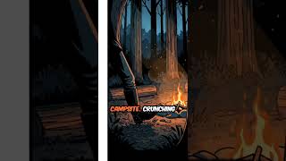 Don't stay at this campsite 😱 #horror #camping #shorts A warm fire, hot food, no people, and foo...