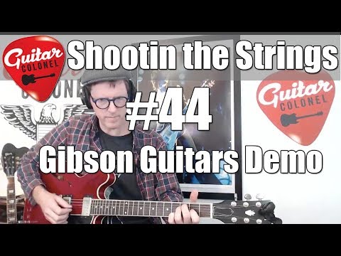 shootin-the-strings-#44---gibson-335-cherry,-gibson-les-paul-custom-68,-gibson-les-paul-standard-58