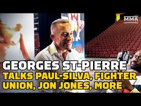 Georges St-Pierre Talks Paul-Silva, Fighter Union, Jon Jones, More | Paul vs. Silva | MMA Fighting