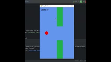 I Coded a Flying Bird Game in Python in Just 60 Seconds! 🐦💻 #Shorts #coding