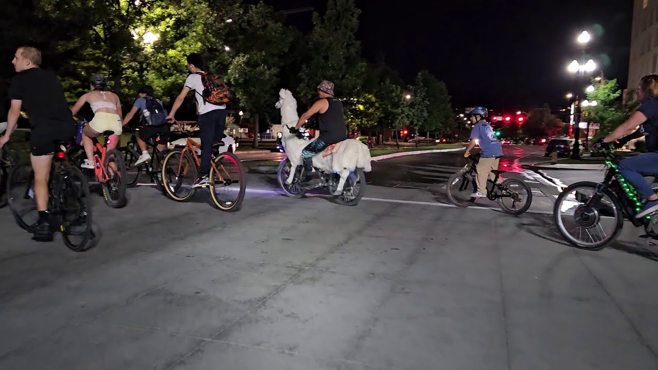 999 Ride SLC, 2023, w28, D | Bicycle POV NightRide RideOut TakeOver ...