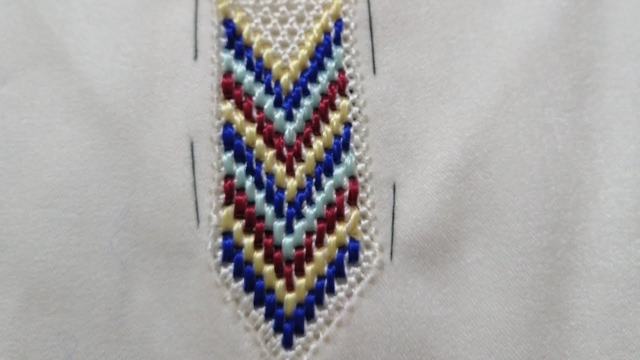 راندة شبكة مطروزة بألوان2020مع ام دعاء