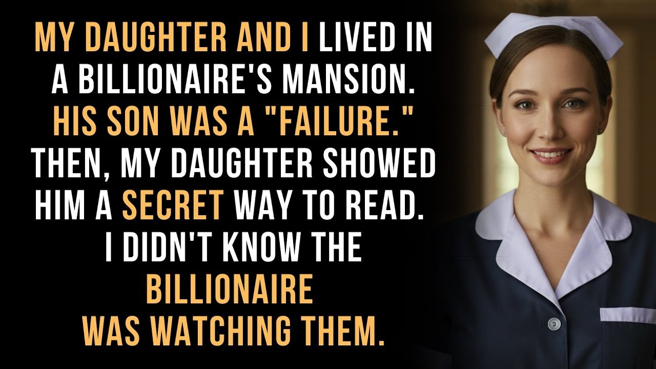I Was a Maid For a Billionaire  His Son Was Failing School  But My Daughter Knew Why