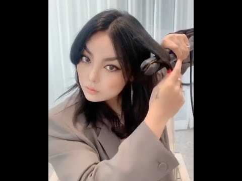 l 허쉬컷 레이어드컷 스타일링 l <strong>medium</strong> hair l K beauty salon, SOONSIKI #shorts