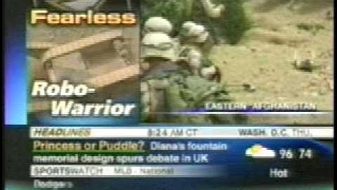 IRobot Packbot action!