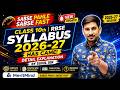 Class 10 Maths Syllabus 2026-27 | RBSE Class 10 Maths Chapterwise Weightage & Strategy