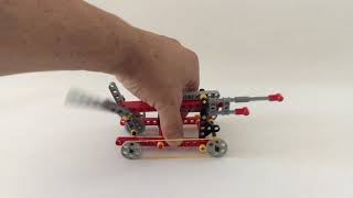 Tank with building bricks