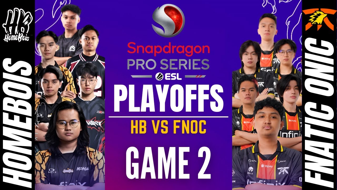 HB VS FNOC | HOMEBOIS vs FNATIC ONIC GAME 2 | Snapdragon Mobile Challenge Finals Playoffs | Season 5