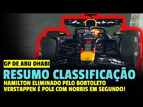 F1 2025 - HAMILTON DECEPCIONA, VERSTAPPEN É POLE COM NORRIS EM 2⁰ E BORTOLETO EM 7º | ABU DHABI