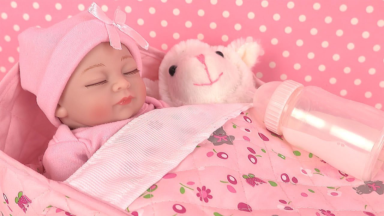 Poupon Réaliste Reborn Ena Doll 🌸 Poupée Bébé en Tenue Rose 