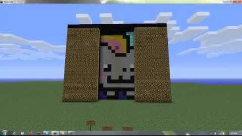 Minecraft : Piston nyan cat!