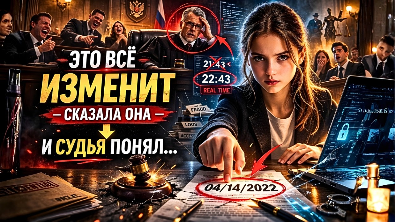 Это всё изменит», — сказала она… И судья понял
