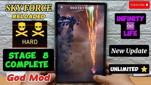 SKY FORCE RELOADED New Update Unlimited Star ⭐ Infinity ♾️ Life STAGE 08 HARD