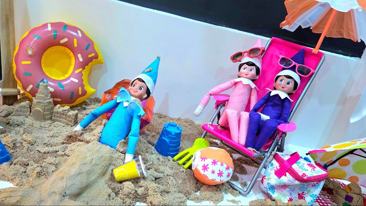 «Эльф на полке», день первый! Пляжная вечеринка уже здесь!!!