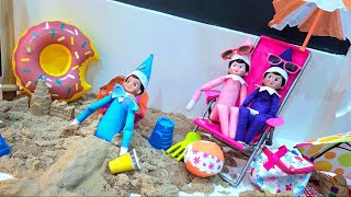 Elf on the Shelf Day 1! Beach Party Arrival!!!